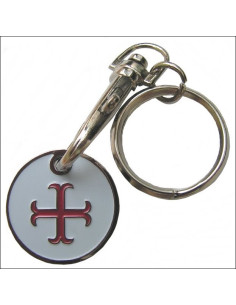 Templer Schlüsselanhänger Verankertes Kreuz
