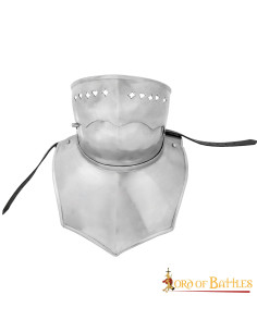 Gothic-Kragen mit Faltmaske, poliert
