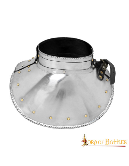 Middeleeuwse gorget Late Age, zacht...