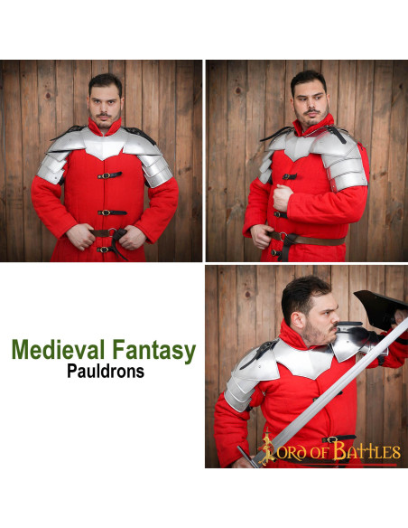 Hombreras de soldado medieval...