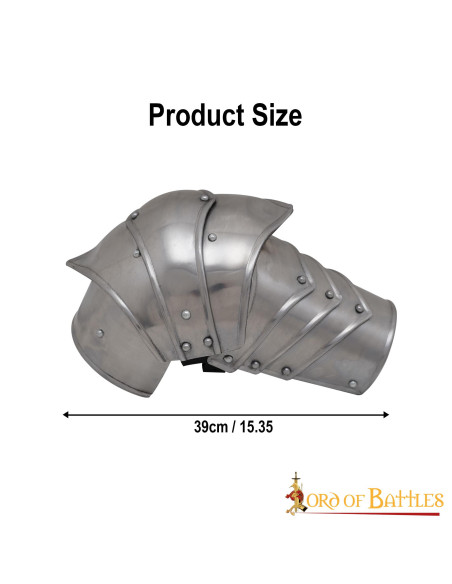 Fuld artikuleret middelalderarm Ridder