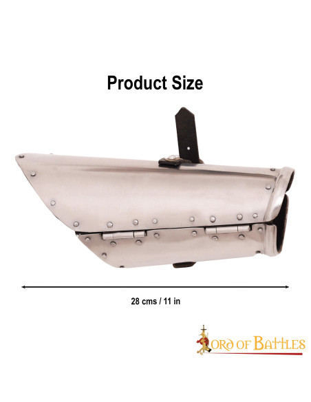 Warrior metalen armband, zacht staal