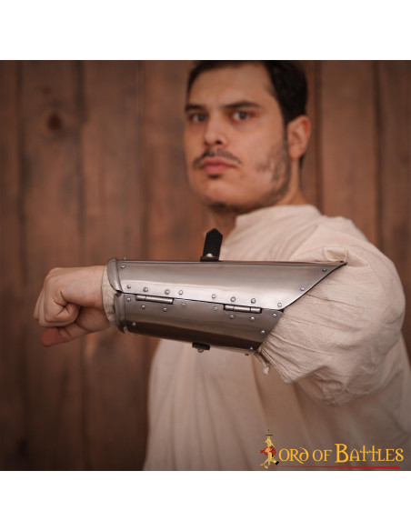 Warrior metalen armband, zacht staal