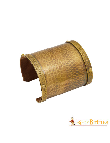 Massief messing sierlijke armband