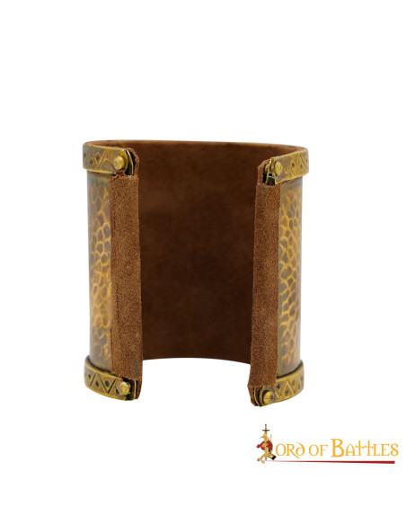 Massief messing sierlijke armband