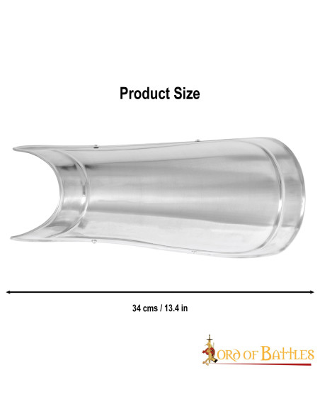 Gladde metalen scheenbeschermers...