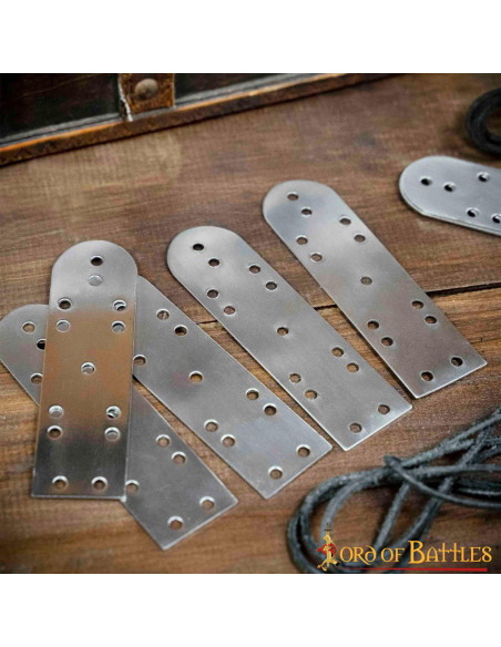 Pakke 100 metalliske stykker Lamellar...