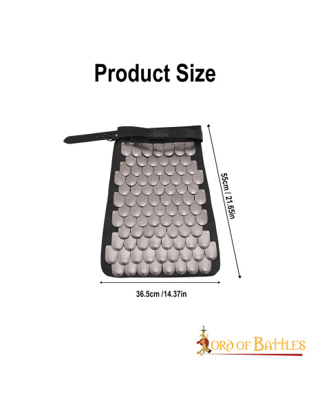 Falda vikinga de escamas Visby, acero...