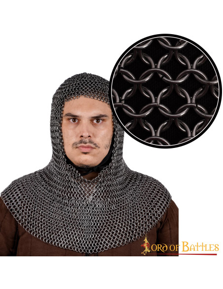 Maliënkolder beul met ronde ring 9 mm.