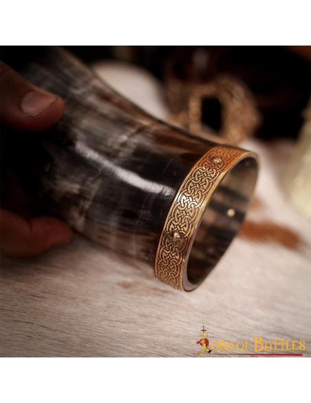 Authentisches Wikinger-Ochsenhorn zum...