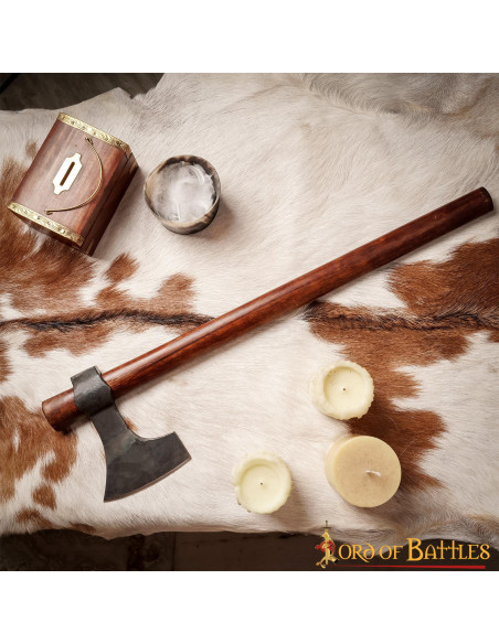 Handgeschmiedete Wikinger-Bartaxt