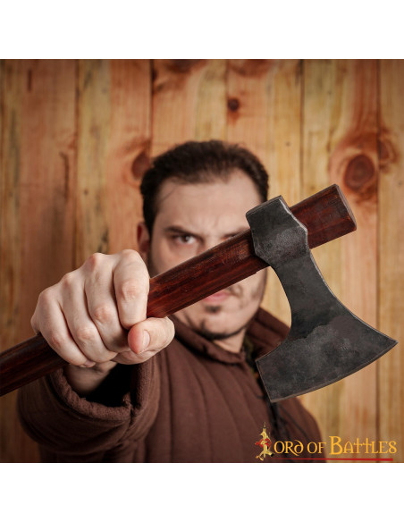 Hacha barbuda vikinga forjada a mano Hacha barbuda vikinga forjada a mano