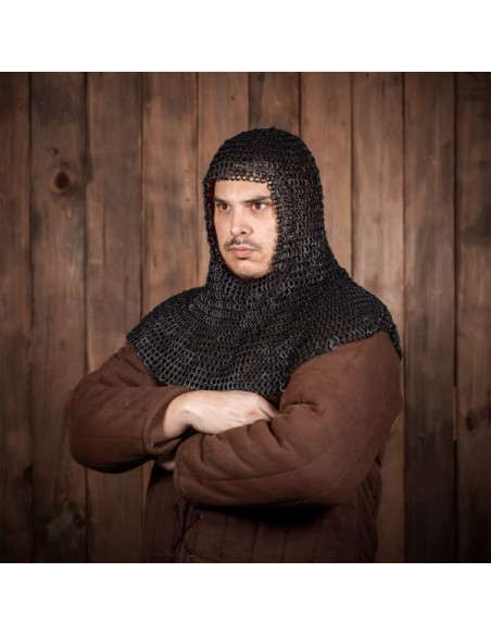 Verdugo cota de malla anilla plana...