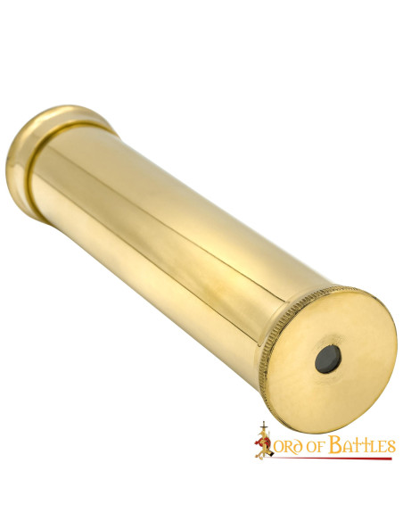 Middeleeuwse caleidoscoop in messing,...