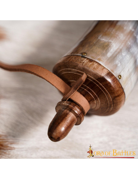 Buskruit gemaakt in ossenhoorn