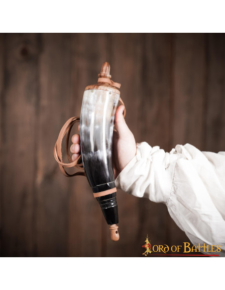 Buskruit gemaakt in ossenhoorn