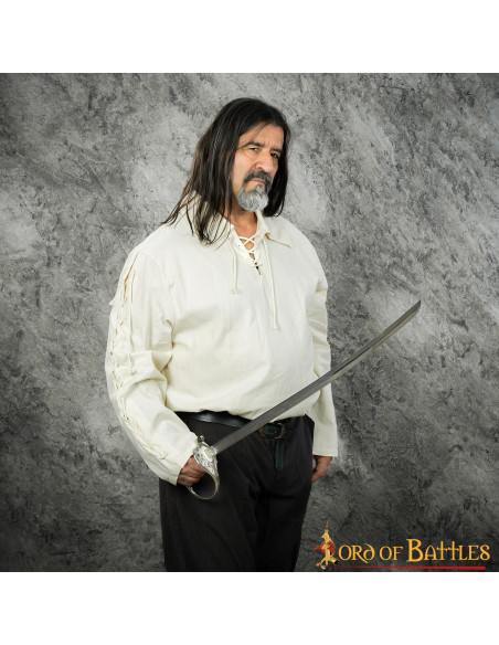 Camisa medieval Thor para hombres,...