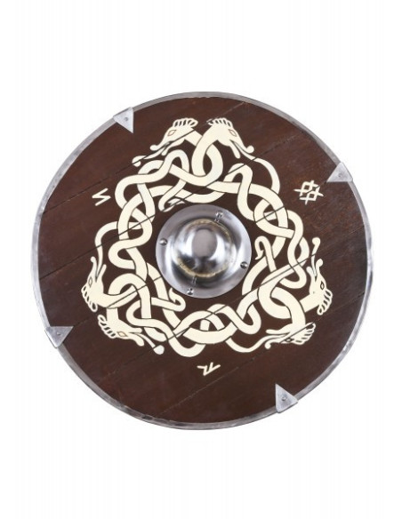 Handbeschilderd Angelsaksisch schild...