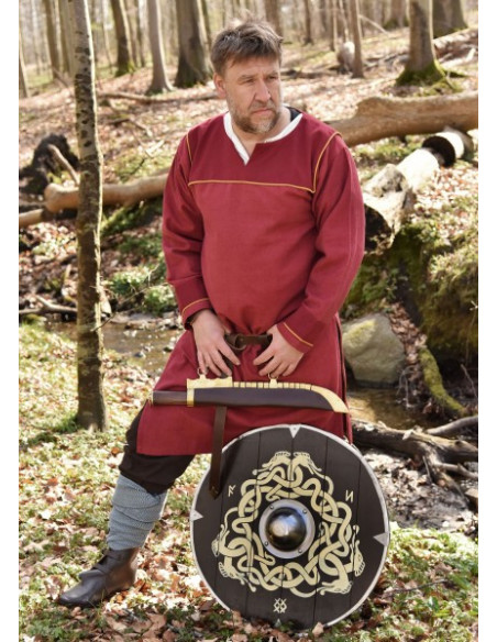 Handbeschilderd Angelsaksisch schild...