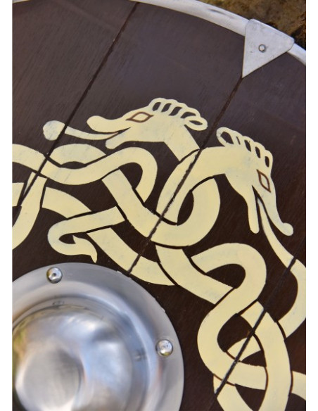 Handbemalter angelsächsischer Schild...