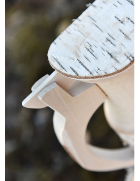 Jarra de cerveza medieval en madera...