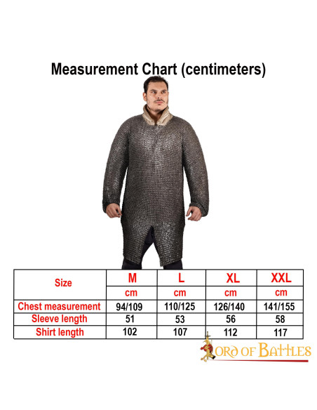 Middeleeuwse maliënkolder lange...