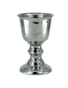Cáliz ceremonial medieval plateado (150-200 ml.)