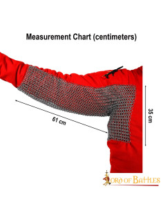 Cota de malla para triceps, codo y antebrazo 2