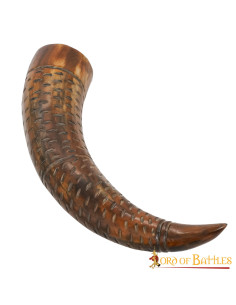Cuerno vikingo para beber en asta de buey (400-500 ml.)
