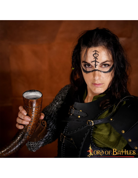 Viking drinkhoorn op ossenhoorn...