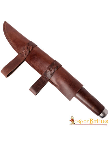 Wikinger Saxmesser mit Lederscheide