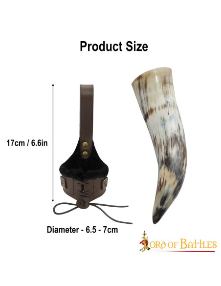 Tahalí für Hörner aus gefüttertem...