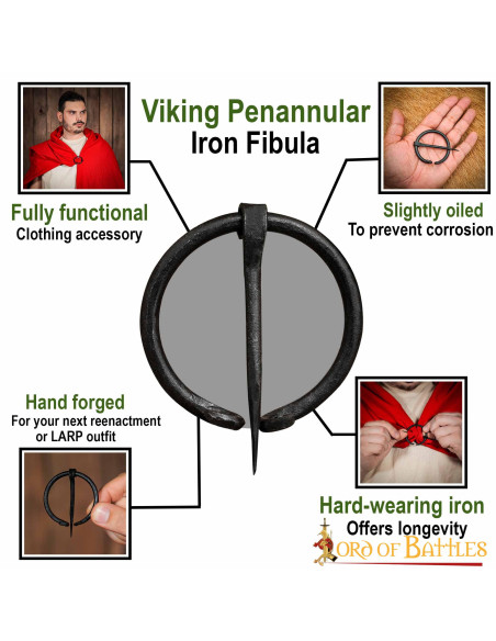 Mittelalterliche Umhangfibel aus...