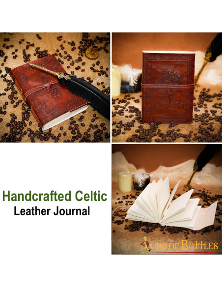 Keltisk dagbog med kors og livets træ