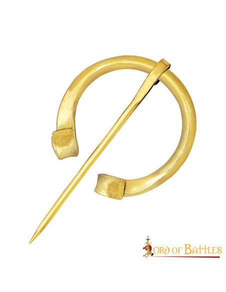 Mittelalterliche Messingfibel