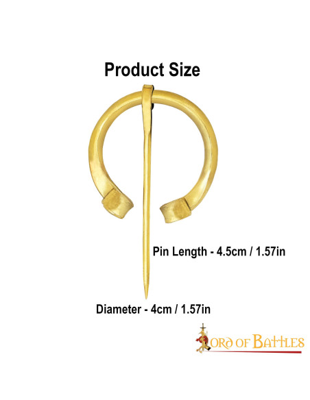 Middeleeuwse koperen fibula