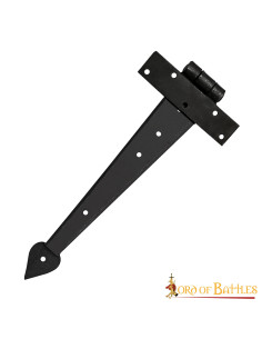 Bisagra de puerta medieval forjada en hierro 2