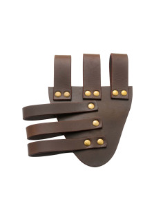 Baldric Renaissance-Schwert aus Leder, braun