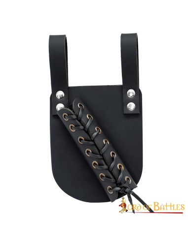 Leren baldric voor dolk of zwaard, linkerhand