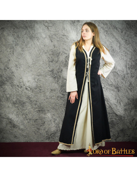 Brial Medieval Julietta i sort