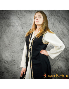 Brial Medieval Julietta i sort 2