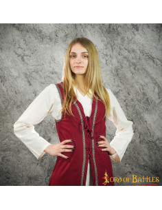 Brial middelalderlig Julietta i granat