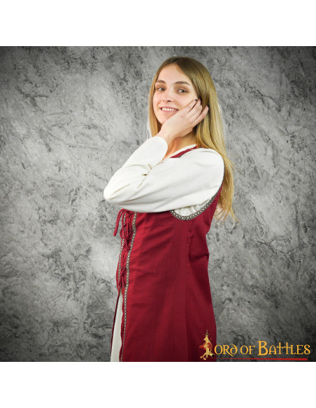 Brial Medieval Julietta en granate