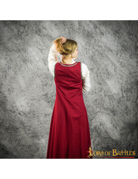 Brial Medieval Julietta en granate