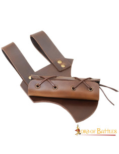 Baldric für Schwerter und Äxte verstellbar in Braun 2
