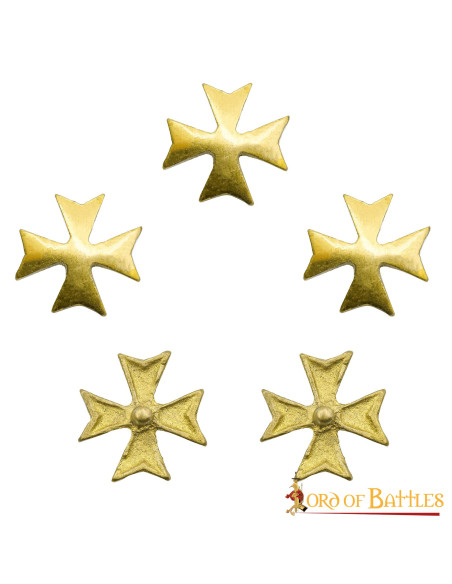 Spiel von 5 Templerkreuzen aus...