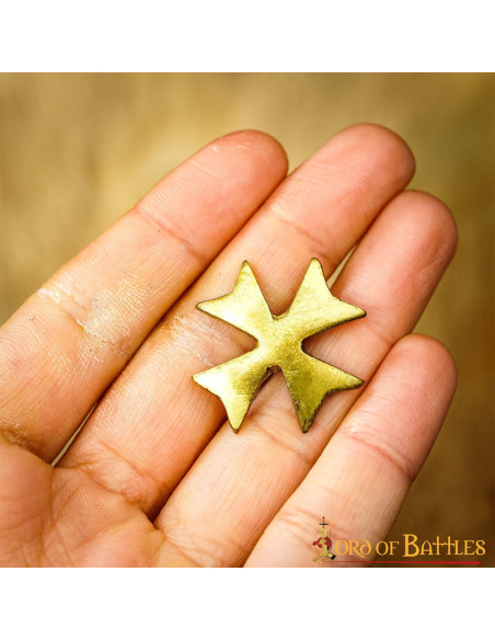 5 Templar Krydser i massivt messing