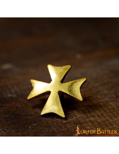 Juego de 5 Cruces Templarias en latón...