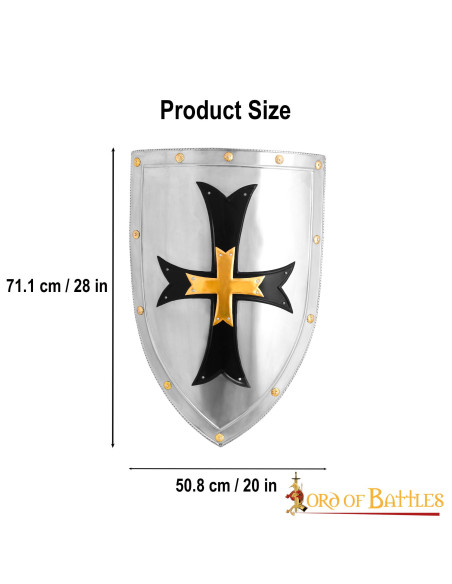 Shield Knights of the Crusades i stål