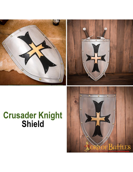Shield Knights of the Crusades i stål